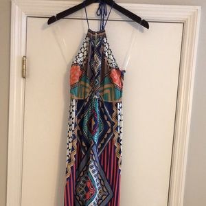 Halter maxi dress